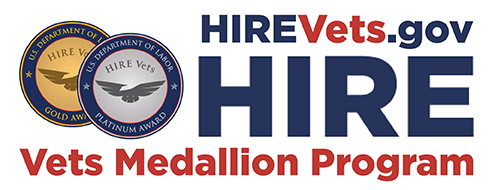 HIREVets.gov logo - Vets Medallion Program