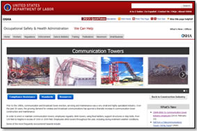 OSHA's Safety and Health Topics - Communication Tower Website