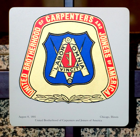 United Brotherhood of Carpenters and Joiners of America logo