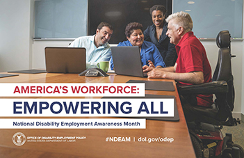 NDEAM 2018 poster: America’s Workforce: Empowering All