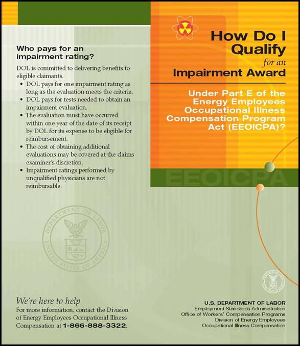 Brochure: How Do I Qualify for an Impairment Award, Page 1