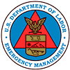 U.S. Department of Labor's Emergency Management Center seal