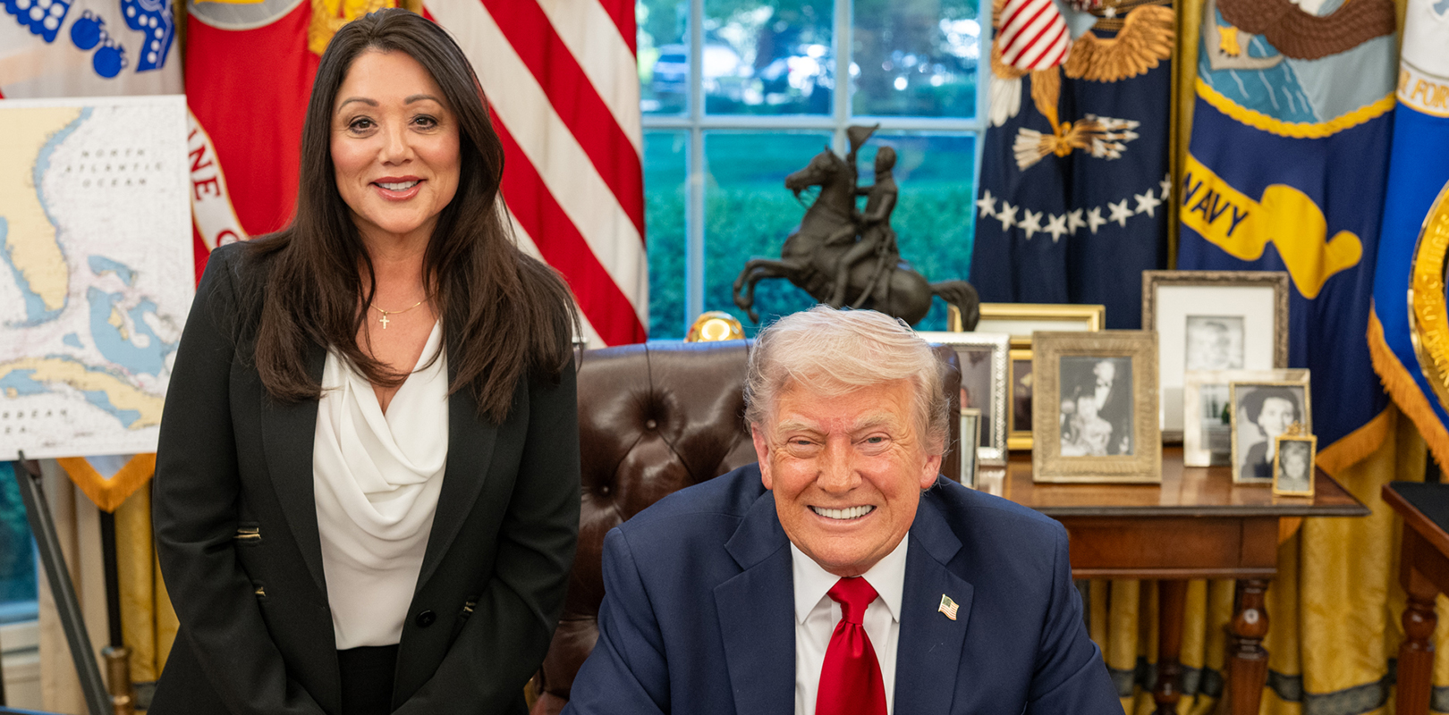 Secretary Lori Chavez-DeRemer and President Trump