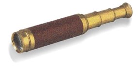 Ilustración de un telescopio.