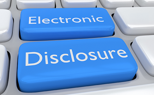 Electronic Disclosure