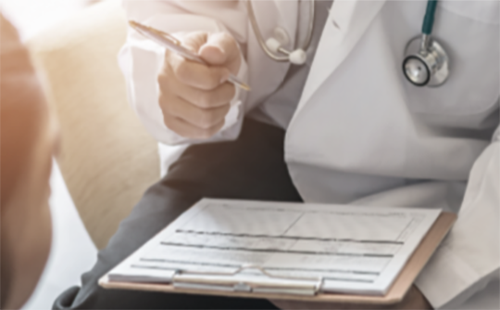 A doctor discussing a topic