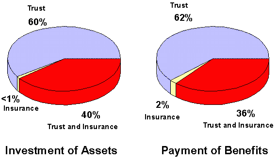 Figure A3 - Distribution of Assets by method of funding, 1994