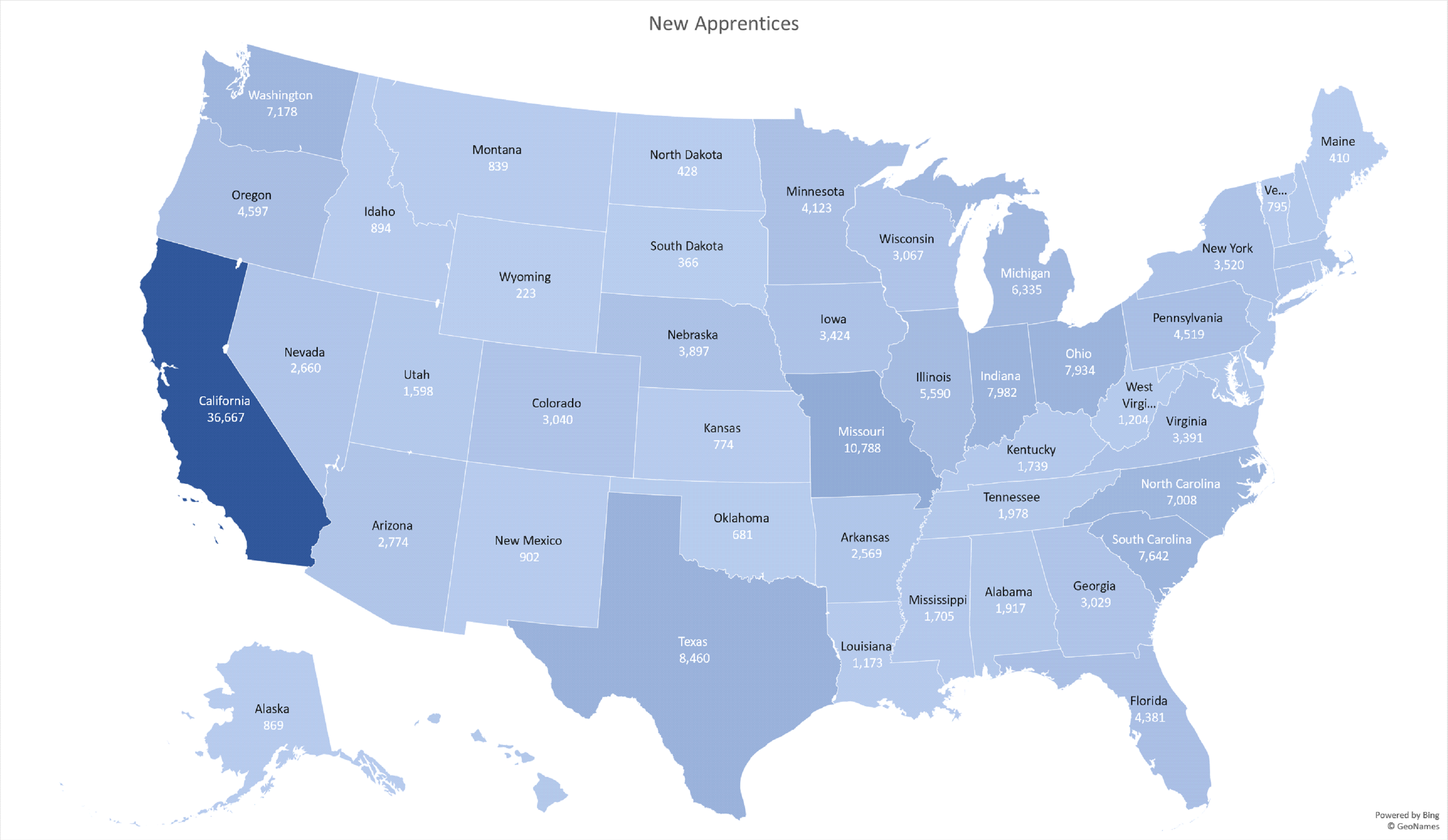 Image of New Apprenticeship 2019 State Map