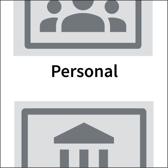 The example shows elements stacked to fit the screen, two images in a single column, with their corresponding names below the image or element.