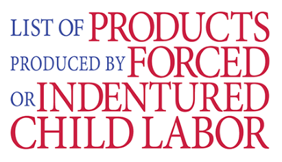 list of products produced by forced or indentured child labor