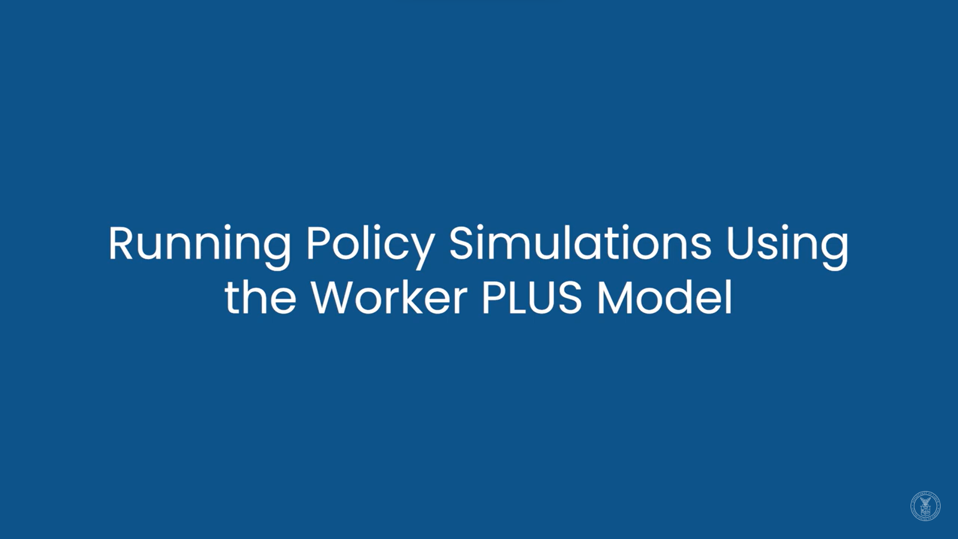 This video describes how to run policy simulations using the Worker Paid Leave Usage Simulation (or Worker PLUS) model user interface.