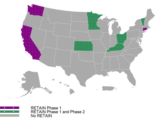 ODEP Retain map
