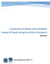 Employment of Persons with a Disability: Analysis of Trends during the COVID-19 Pandemic– Findings in Brief Report