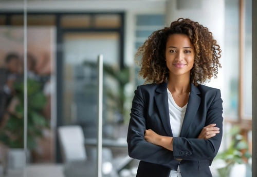 Confident young professional