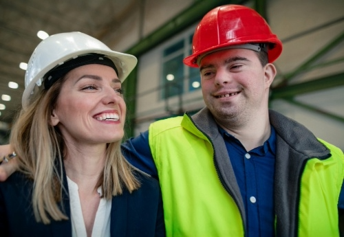 Disabled worker and manager