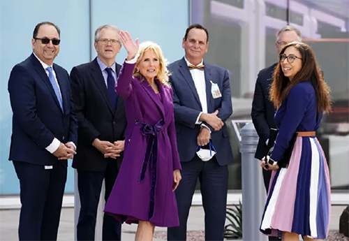 Link to My Trip with First Lady Dr. Jill Biden Highlighting ARPA-Funded Community College Training Programs blog post