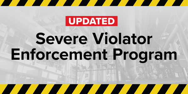 Updated: Severe Violator Enforcement Program. 