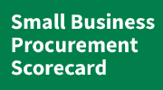 Small business procurement scorecard.