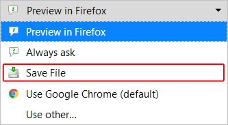 Firefox save PDF