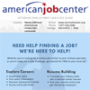 American Job center pdf screen shot