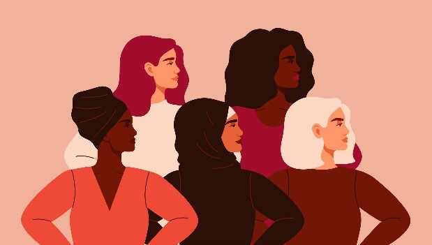 graphic diverse women