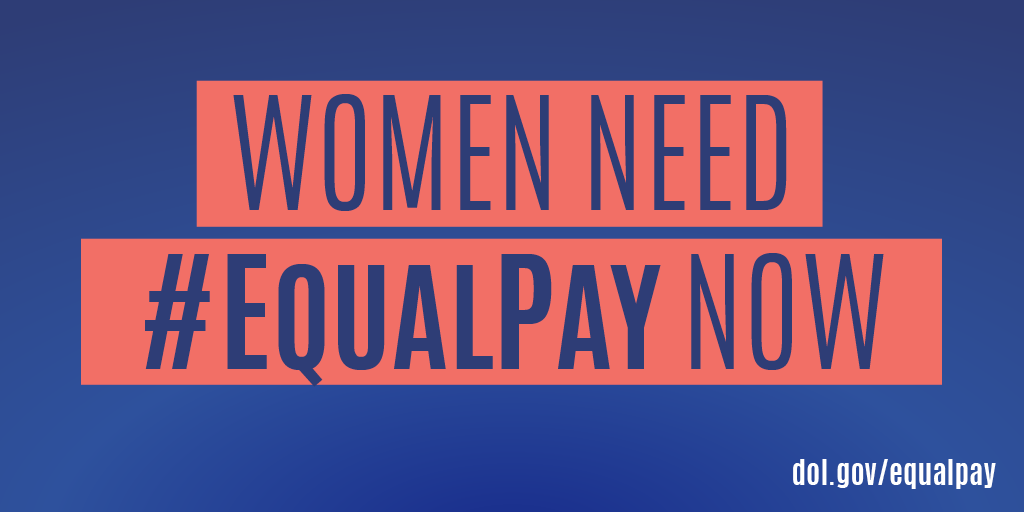 graphic - women need equal pay now