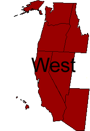 The West Region Map.