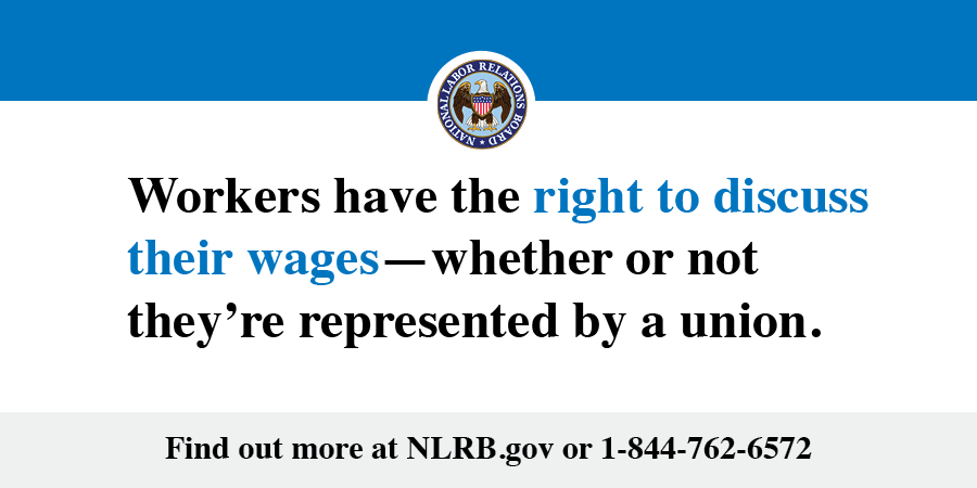 Federal law protects the rights of workers to act together to address workplace conditions, with or without a union