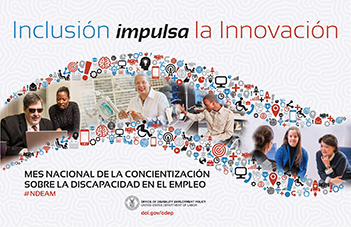 NDEAM 2017 poster: Inclusion Drives Innovation (Inclusión Impulsa la Innovación)