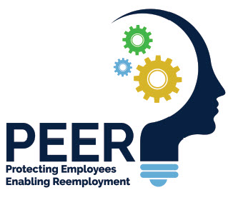 PEER logo - Protecting Employees Enabling Reemployment