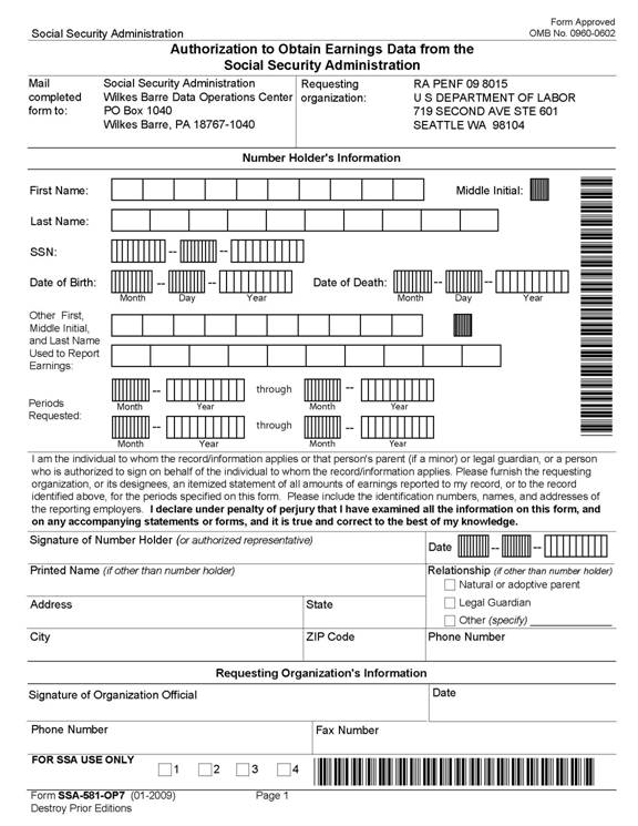 EEOICPA Bulletin 0910 Attachment 1 U.S. Department of Labor