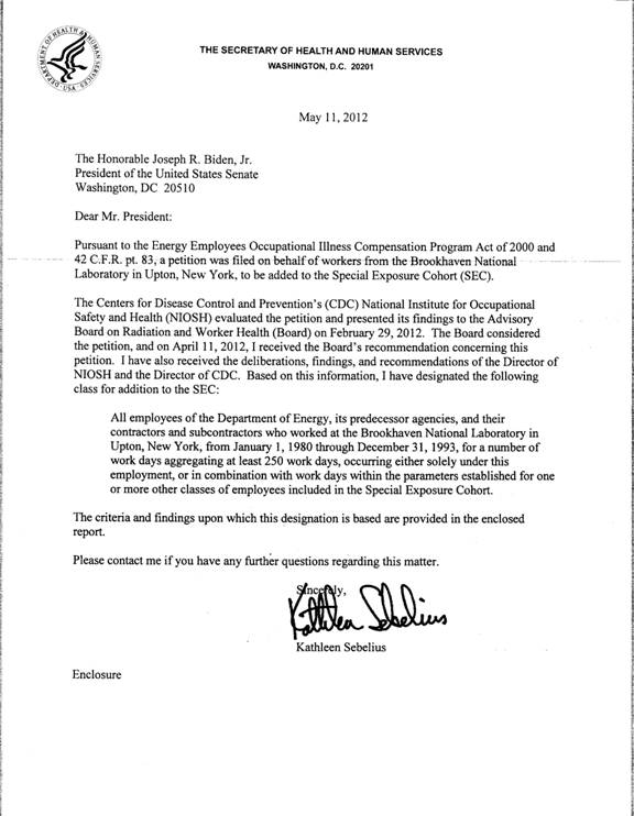 EEOICPA - Brookhaven National Laboratory in Upton NY1