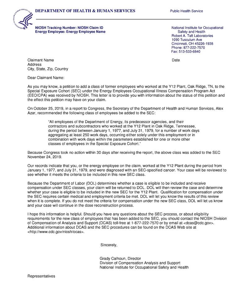 EEOICPA CIRCULAR NO. 20-02 ATTACHMENT 2