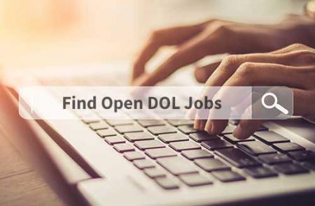 Find open DOL jobs